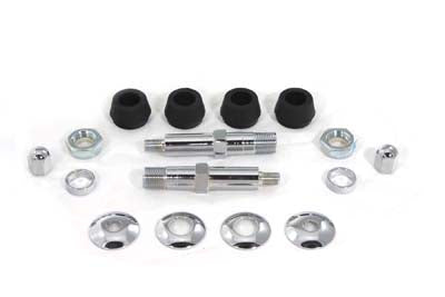 Chrome Lower Rear Shock Stud Kit - V-Twin Mfg.