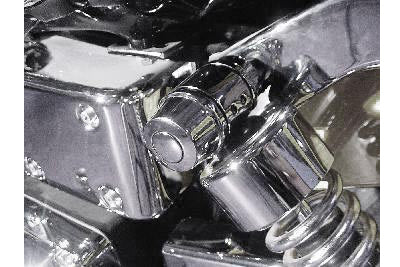 Shock Stud Cover Upper Chrome - V-Twin Mfg.