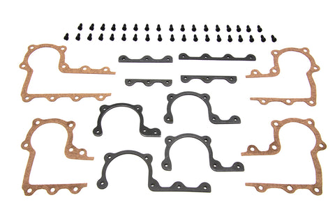 Parkerized Rocker Arm Cover Strip and Gasket - V-Twin Mfg.