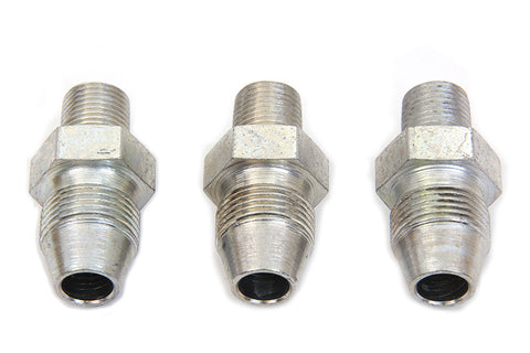 Cadmium Oil Line Fitting - V-Twin Mfg.