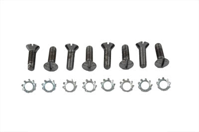 Chrome Tappet Block Screw - V-Twin Mfg.