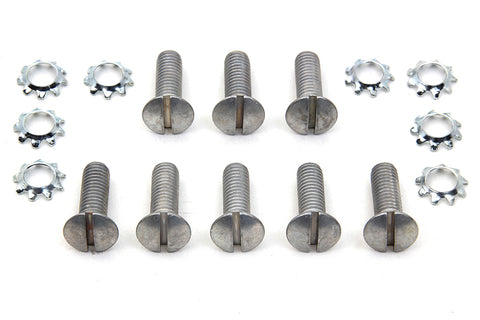 Cadmium Tappet Block Screw - V-Twin Mfg.