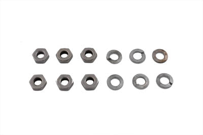 Chrome Stock Oil Pump Nut HD Thread - V-Twin Mfg.