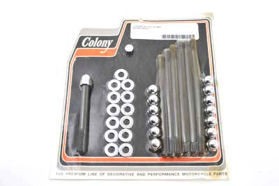 Chrome Acorn Engine Case Bolt Kit - V-Twin Mfg.