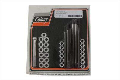 Chrome Stock Engine Case Bolt Kit - V-Twin Mfg.