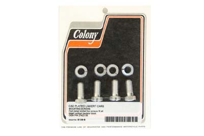 Cadmium Stock Carburetor Mount Screws - V-Twin Mfg.