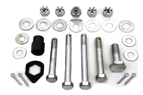 Cadmium Upper and Lower Motor Mount Bolt Kit - V-Twin Mfg.