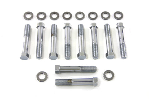 Chrome Stock Head Bolt with Washer - V-Twin Mfg.