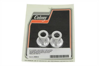 Cadmium Top Motor Mount Headbolt Spacer - V-Twin Mfg.