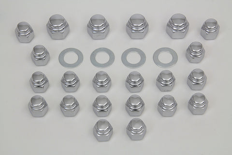 Rocker Box Nut Kit Cap Style - V-Twin Mfg.