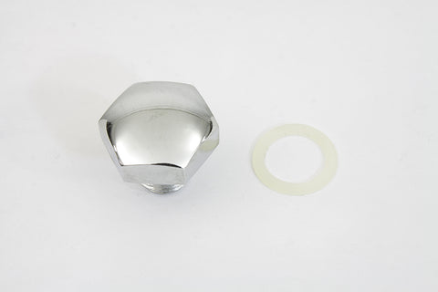 Oil Tank Drain Plug Chrome - V-Twin Mfg.