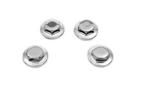 Rocker Shaft End Caps Chrome - V-Twin Mfg.