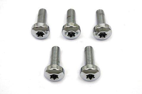 Chrome Front Brake Disc Bolt Set - V-Twin Mfg.