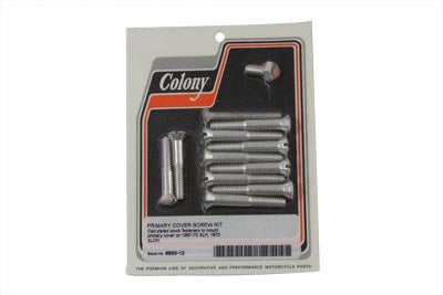 Stock Primary Screw Kit Cadmium - V-Twin Mfg.