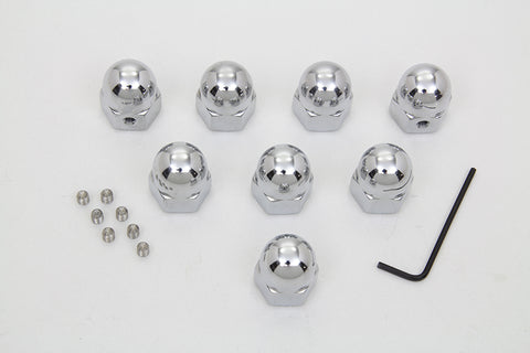 Headbolt Cover Kit Chrome Acorn Type - V-Twin Mfg.