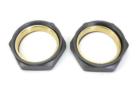 Parkerized Intake Manifold Nut and Seal Kit - V-Twin Mfg.