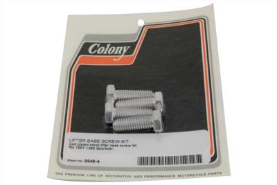 Tappet Block Screw Kit Cadmium - V-Twin Mfg.