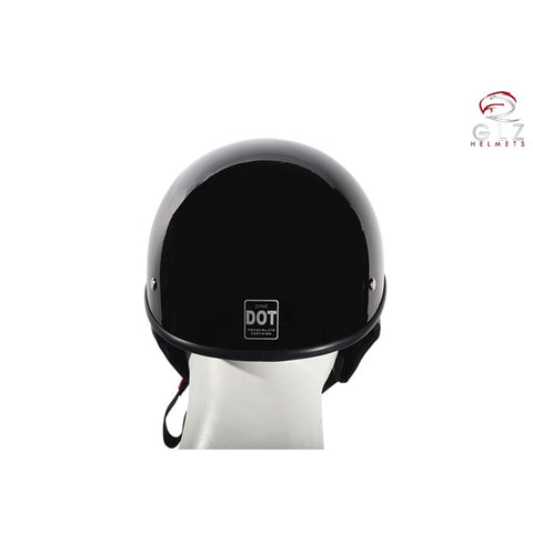 d.o.t. approved motorcycle helmets Shiny Black Finish DOT Approved Motorcycle Helmet