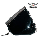 Brown PVC Solo Swing Arm / Hardtail Bag Left Side