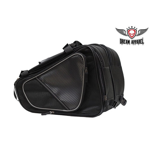 Textile Motorcycle Bag With Reflective Piping