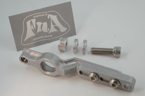 Carb Arm support for Ironheads and Shovelheads by FNA Custom Cycles