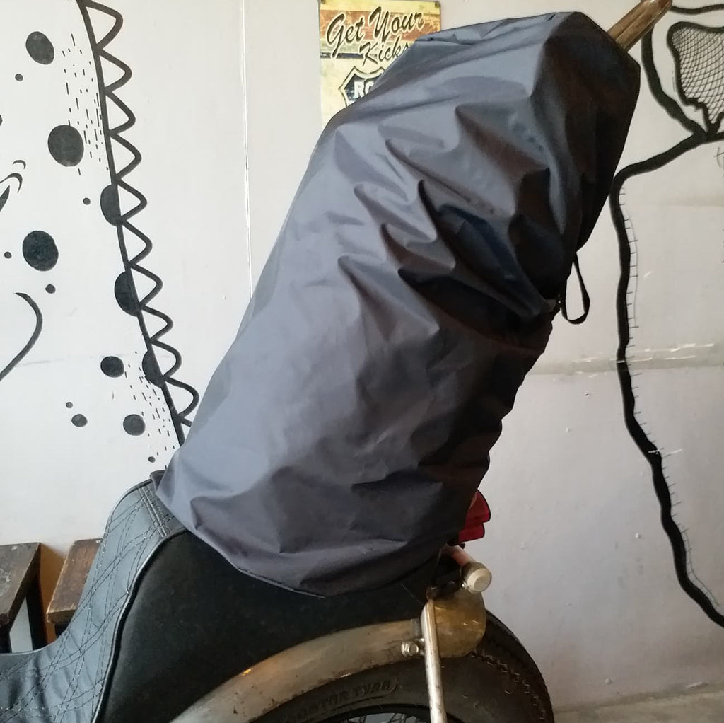 duffle bag with rain cover Sissy Bar Duffle Bag Rain Cover by R9Kustoms