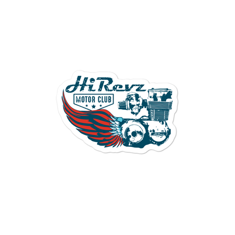 Retro HiRevz HRMC Engine Stickers