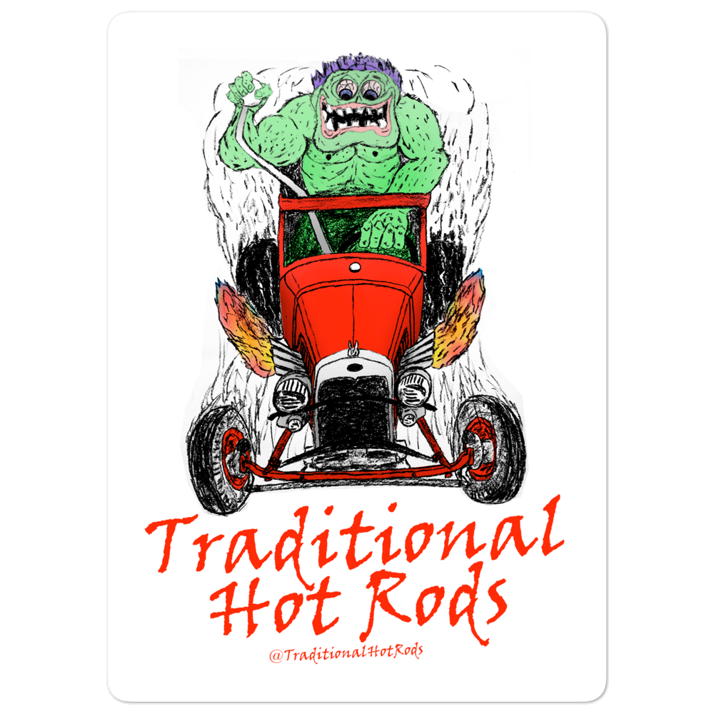 Traditional Hot Rods Stickers