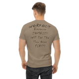 WORKOUT Because Zombies Men's Classic Tee