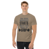 The Real Workout Men's Classic Tee