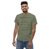 WORKOUT Because Zombies Men's Classic Tee