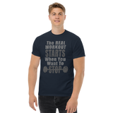 The Real Workout Men's Classic Tee