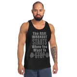 The Real Workout Unisex Tank Top