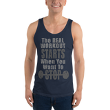 The Real Workout Unisex Tank Top