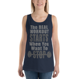 The Real Workout Unisex Tank Top