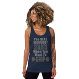 The Real Workout Unisex Tank Top