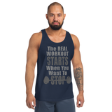 The Real Workout Unisex Tank Top