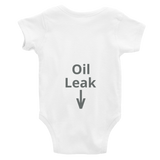 Squarebody or Nobody! Infant Bodysuit w/ Oil Leak on the Back