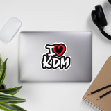 I Heart KDM stickers
