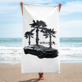 Coyote on the Beach Towel