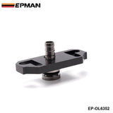 1PC Black Turbo Fuel Rail Delivery Regulator Adapter For  Regulator Fit for Mitsubishi EP-OL6352 (1PC)
