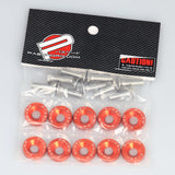 M6 Pad Screws JDM Protection Pad Bolts Fender License Plate
