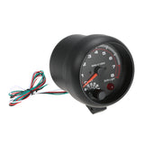 3.75" Black Tachometer Gauge w/ Shift light 0-8000 RPM