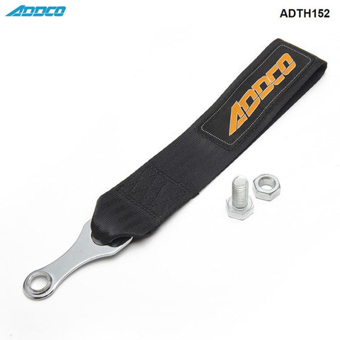 Racing Tow Strap with bolt-on hardware Universal