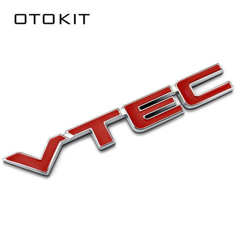 VTEC Metal Car Emblem