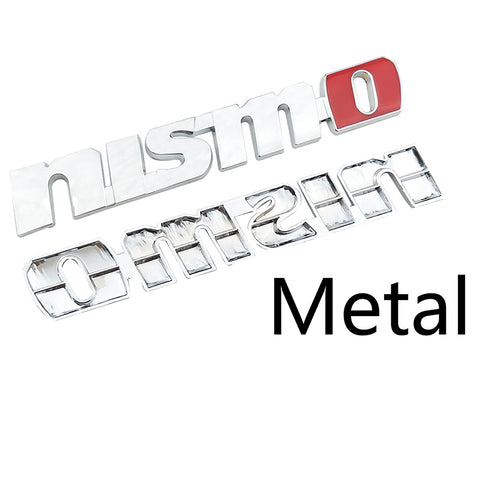 Metal NISMO Nismo 3D Auto Car Badge Emblem