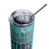 The Real Workout Stainless Steel Tumbler