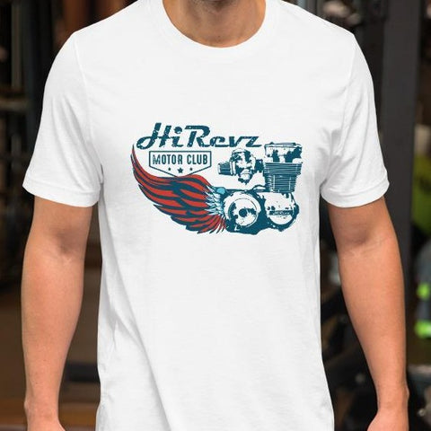 Retro HiRevz HRMC Engine Wing Unisex T-Shirt
