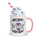 Get Buft Stay Buft Mug with Color Inside